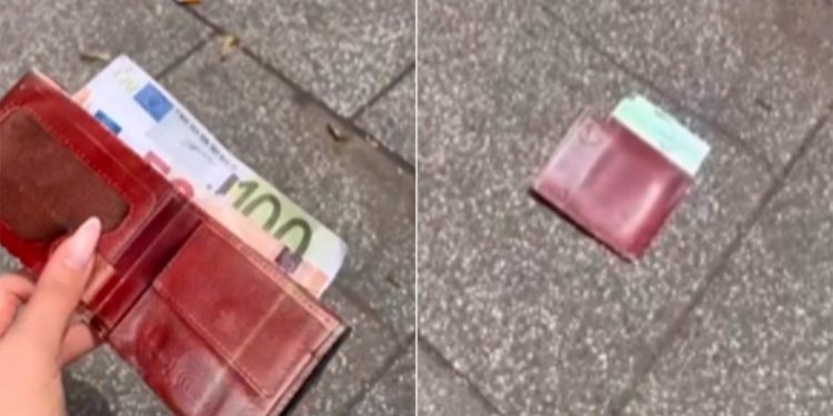 The woman thought, someone’s lost wallet is lying on the ground, no one will believe what happened as soon as she took it in her hand.