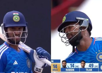 Poor Tilak Verma was left staring at 49 runs, Hardik Pandya did a bad thing by hitting a six